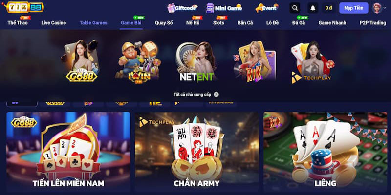 Xem giao diện để biết Tin88 có uy tín không